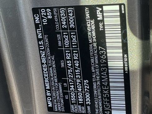Used 2021 Mercedes-Benz GLS 450 4MATIC image 13