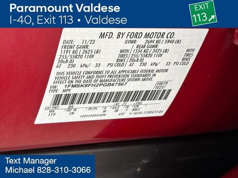 Used 2023 Ford Explorer Limited image 30