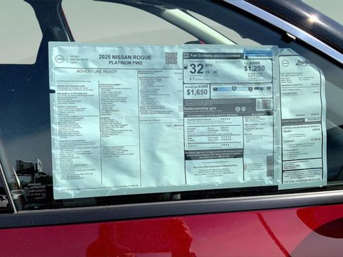 New 2025 Nissan Rogue Platinum w/ Tech Package image 14