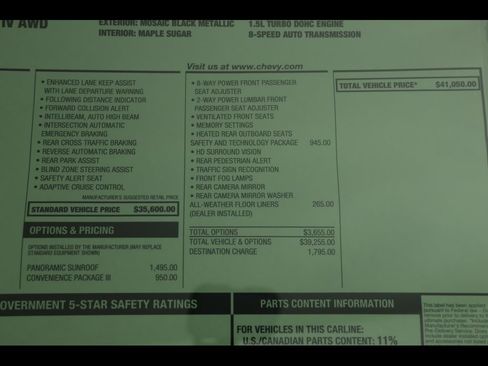 New 2026 Chevrolet Equinox ACTIV w/ Convenience Package III image 27