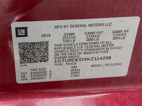 Used 2019 GMC Sierra 1500 SLT w/ SLT Premium Plus Package AWD/4WD image 42