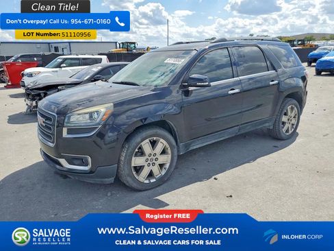 Used 2017 GMC Acadia Limited SLT FWD image 1
