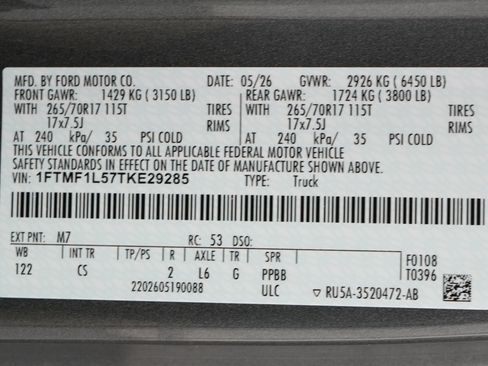 New 2026 Ford F150 XL AWD/4WD image 39