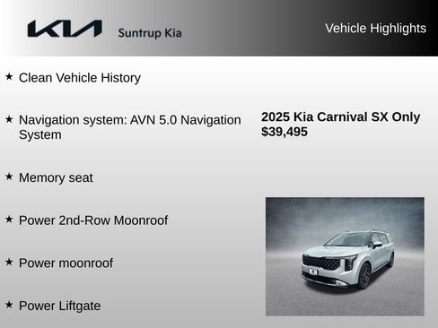 Used 2025 Kia Carnival SX FWD image 8