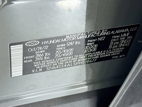 Used 2023 Hyundai Santa Fe Calligraphy w/ Cargo Package FWD image 35