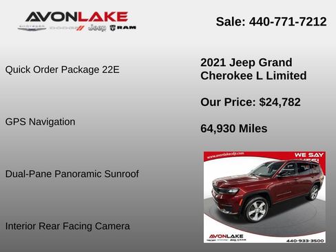 Used 2021 Jeep Grand Cherokee L Limited image 6