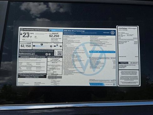 New 2026 Volkswagen Atlas SE FWD image 21