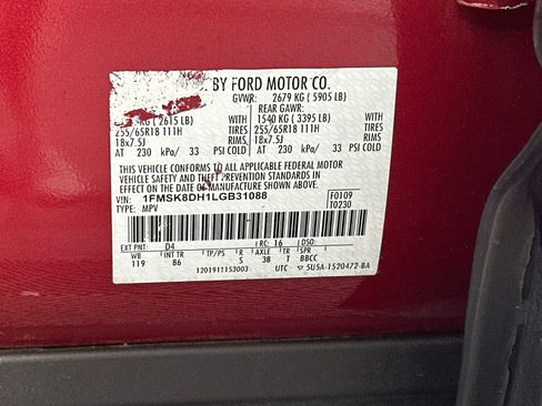 Used 2020 Ford Explorer XLT w/ Class III Trailer Tow Package AWD/4WD image 31