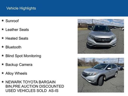 Used 2016 Honda CR-V EX-L image 2