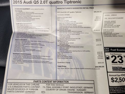 Used 2015 Audi Q5 2.0T Premium Plus image 4