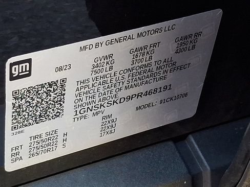 Certified 2023 Chevrolet Tahoe Premier w/ Premium Package 2 AWD/4WD image 28