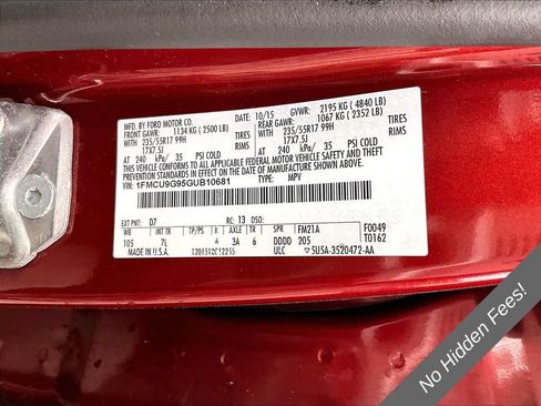 Used 2016 Ford Escape SE w/ SE Cold Weather Package AWD/4WD image 30