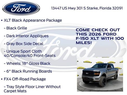 New 2026 Ford F150 XLT w/ FX4 Off-Road Package AWD/4WD image 15