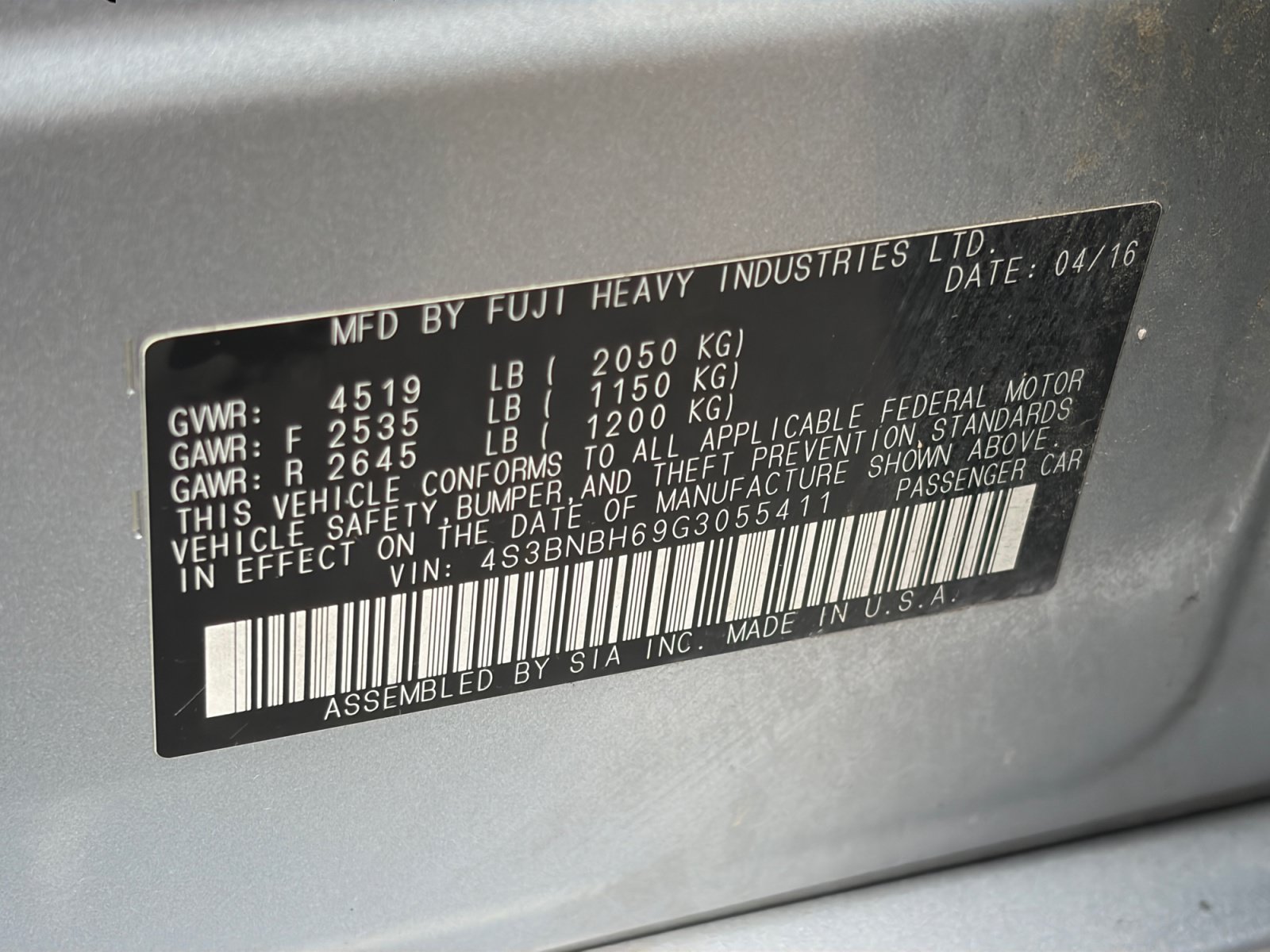 Used 2016 Subaru Legacy 2.5i Premium AWD/4WD image 36