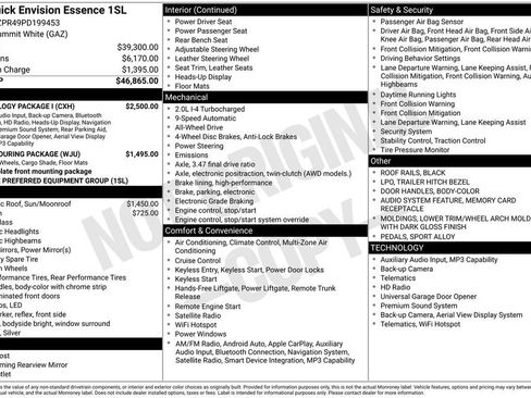 Used 2023 Buick Envision Essence w/ Technology Package I AWD/4WD image 4