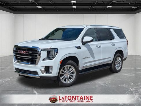 Certified 2023 GMC Yukon SLT w/ SLT Luxury Package AWD/4WD image 1