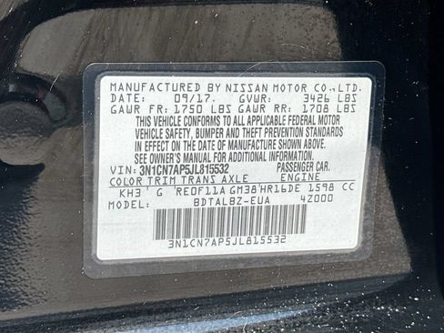 Used 2018 Nissan Versa SV FWD image 28