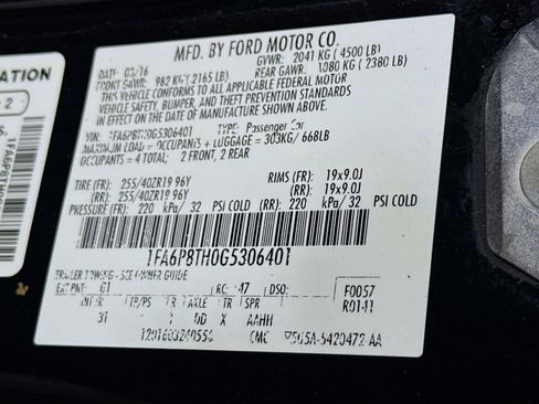 Used 2016 Ford Mustang Coupe w/ Ecoboost Performance Package RWD image 38