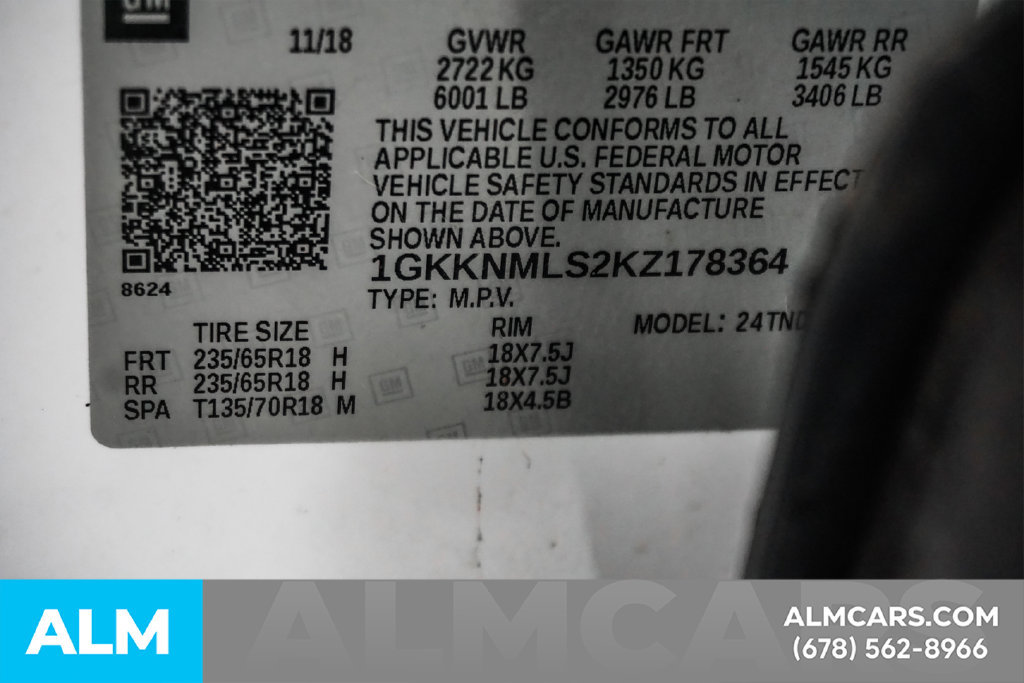 Used 2019 GMC Acadia SLT FWD image 57