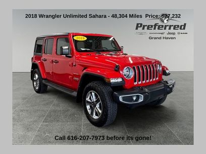 Used 2018 Jeep Wrangler Unlimited Sahara