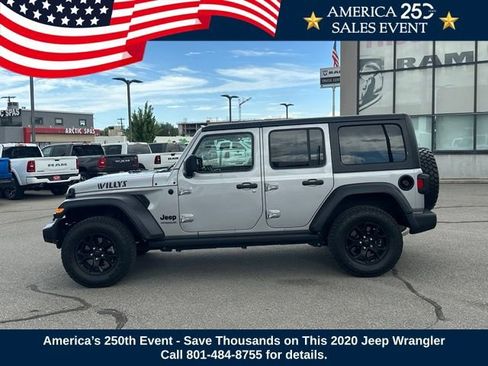 Used 2020 Jeep Wrangler Unlimited Sport AWD/4WD image 2