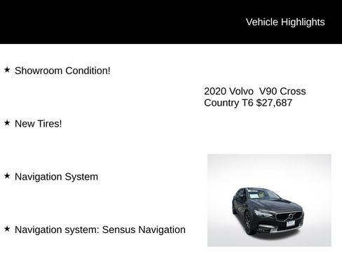 Used 2020 Volvo V90 T6 Cross Country image 6