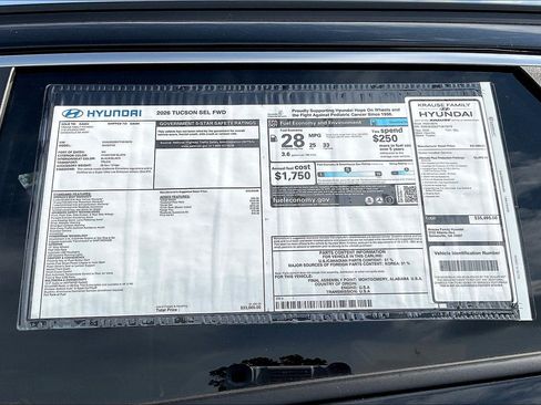 New 2026 Hyundai Tucson SEL image 14