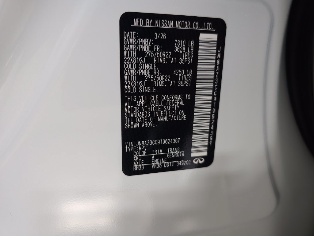 Used 2026 INFINITI QX80 Autograph w/ Premium Cargo Package AWD/4WD image 46