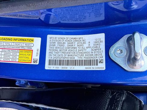 Certified 2023 Honda Civic Sport image 45