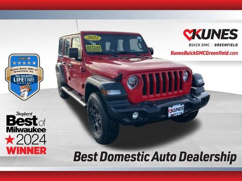 Used 2022 Jeep Wrangler Unlimited Sport image 1