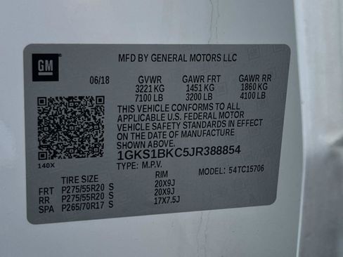 Used 2018 GMC Yukon SLT w/ Open Road Package RWD image 38