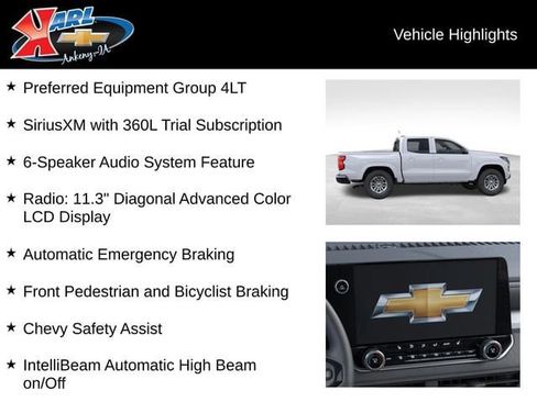 New 2026 Chevrolet Colorado LT AWD/4WD image 3