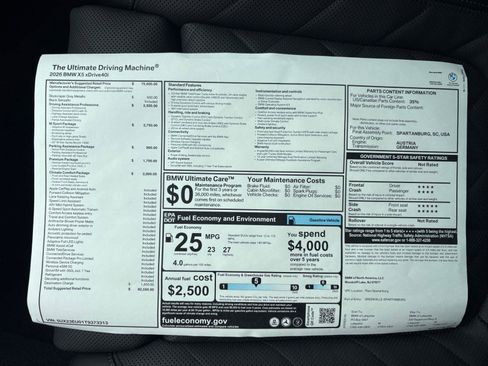 Used 2026 BMW X5 xDrive40i w/ M Sport Package AWD/4WD image 30