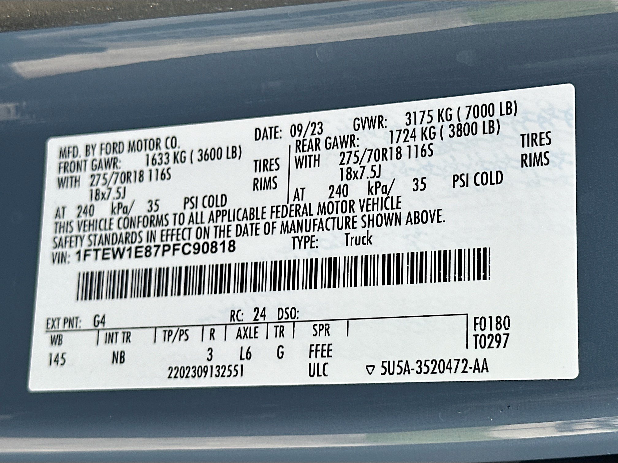 Used 2023 Ford F150 Tremor w/ Equipment Group 402A High AWD/4WD image 34