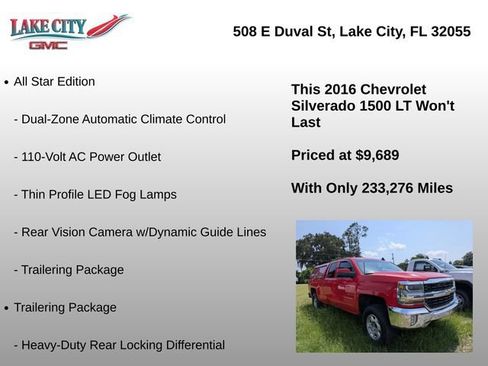 Used 2016 Chevrolet Silverado 1500 LT w/ All Star Edition RWD image 17