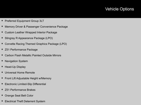 Used 2023 Chevrolet Corvette Stingray Premium Conv w/ Z51 Performance Package RWD image 2