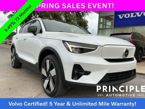 Certified 2023 Volvo C40 P8 Recharge Plus w/ Protection Package Premier AWD/4WD image 1