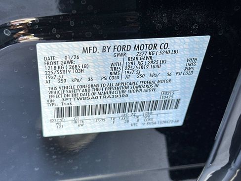 New 2026 Ford Maverick Lariat w/ Black Appearance Package AWD/4WD image 27
