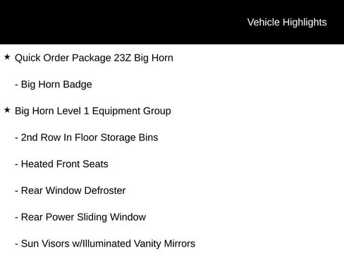 Used 2025 RAM 1500 Big Horn AWD/4WD image 7