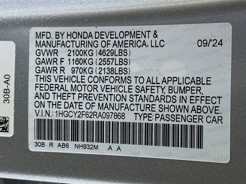 Used 2024 Honda Accord EX-L image 33