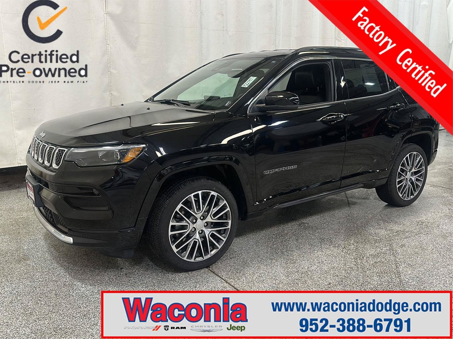 Certified 2023 Jeep Compass Limited w/ Elite Group AWD/4WD image 1