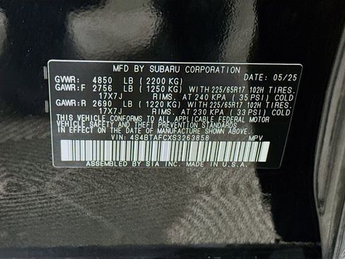 Certified 2025 Subaru Outback Premium w/ Popular Package #1 AWD/4WD image 37