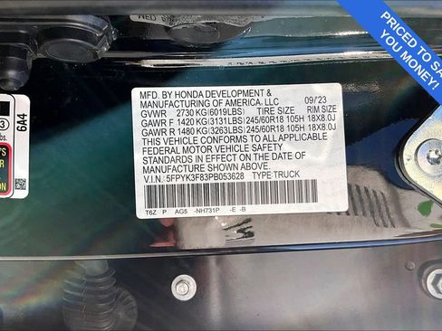 Used 2023 Honda Ridgeline Black Edition image 43