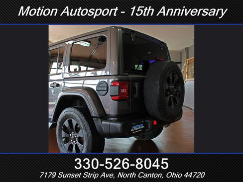 Used 2021 Jeep Wrangler Unlimited Sahara w/ Uconnect 4C Nav & Sound Group AWD/4WD image 8