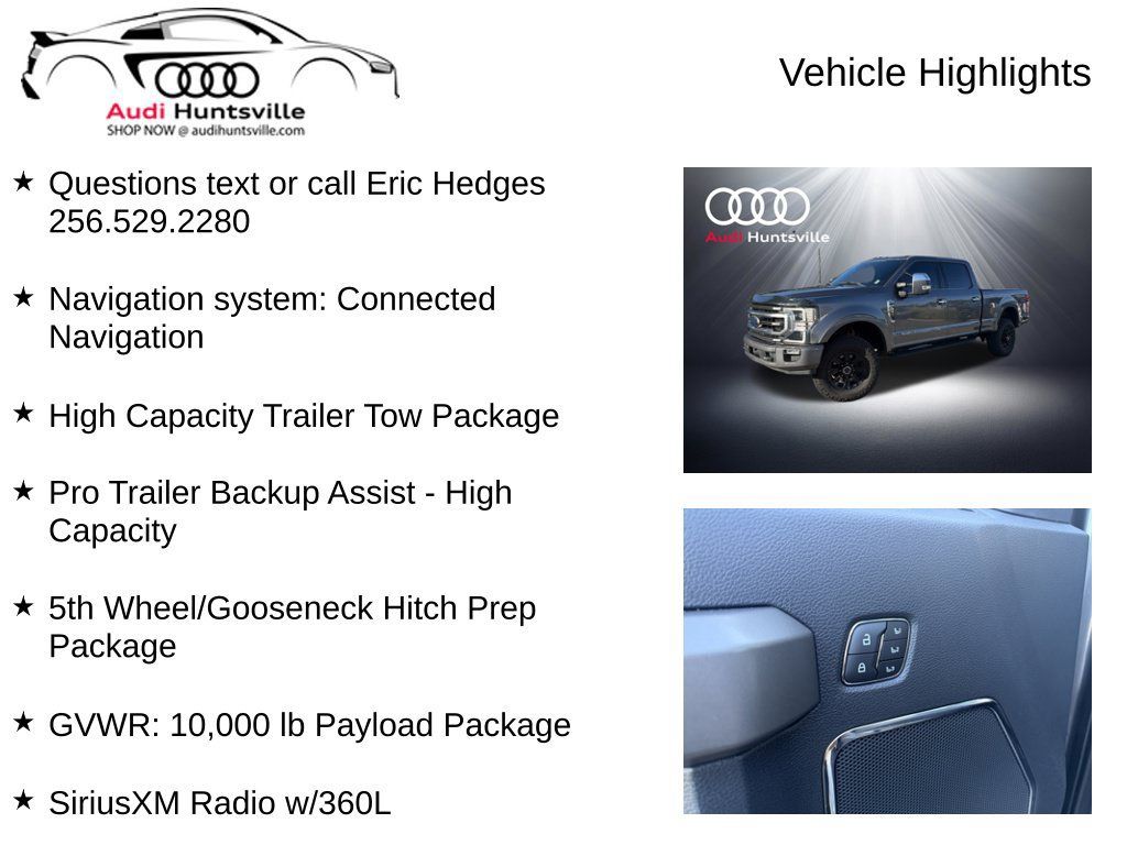 Used 2022 Ford F250 Platinum w/ Tremor Off-Road Package AWD/4WD image 6
