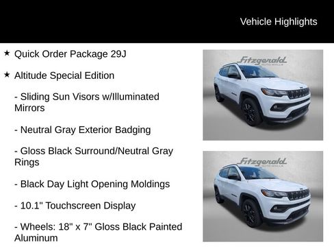 Used 2025 Jeep Compass Latitude w/ Convenience Group AWD/4WD image 4