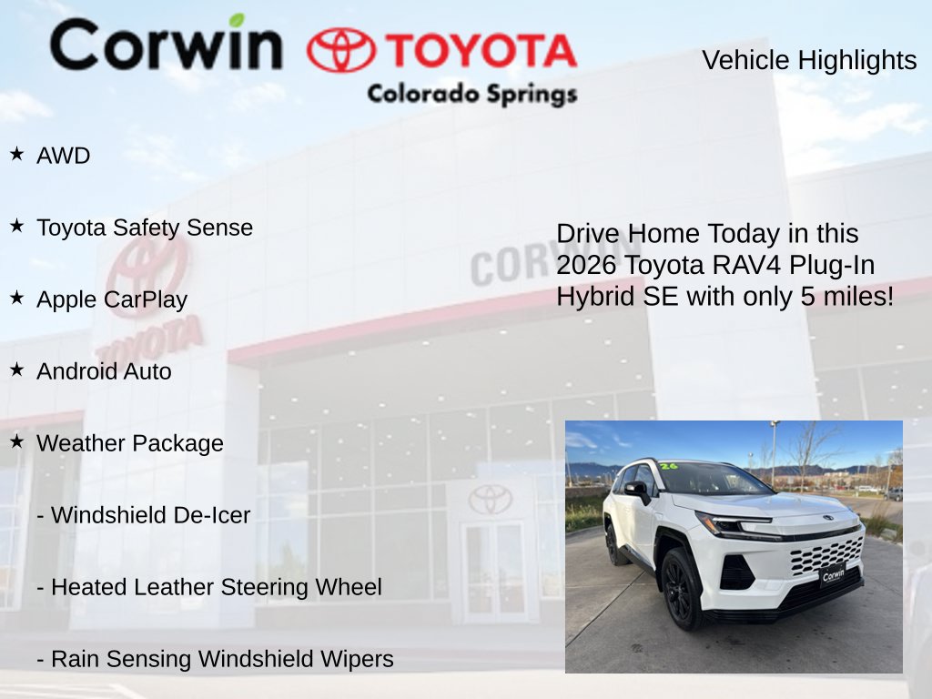 Used 2026 Toyota RAV4 SE w/ Weather Package AWD/4WD image 8