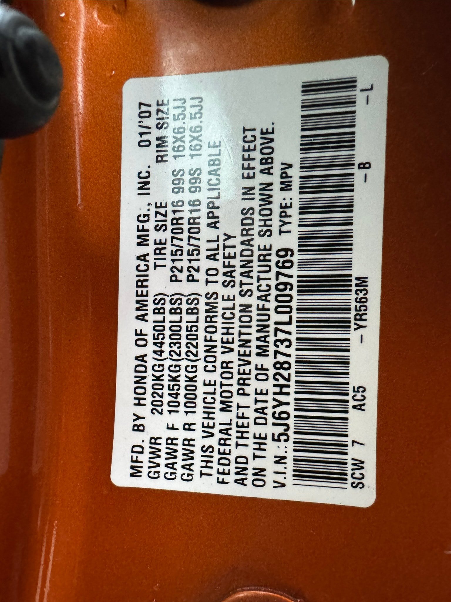 Used 2007 Honda Element EX image 21