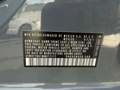 Used 2021 Volkswagen Jetta GLI Autobahn w/ GLI Autobahn Black Package image 31