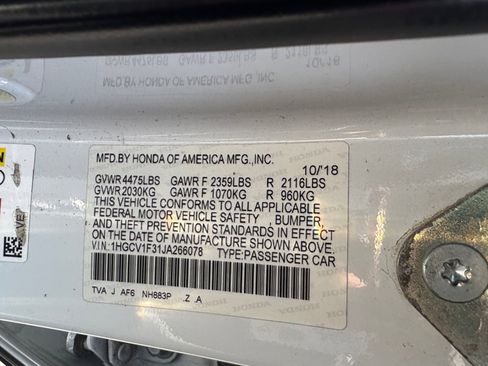 Used 2018 Honda Accord Sport image 20